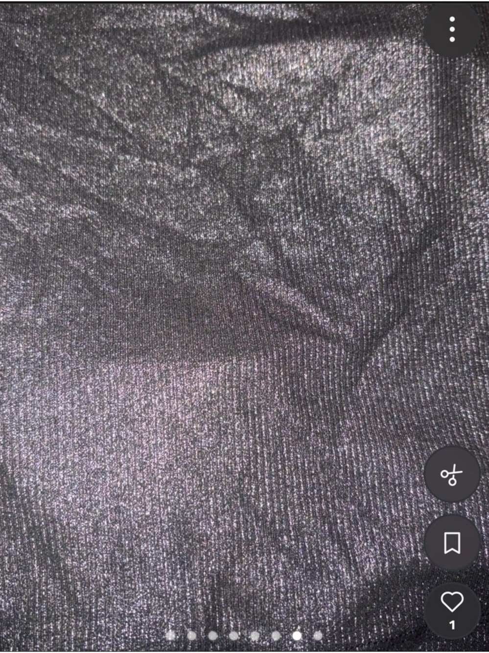 New Express Metallic Black halter Tank Top - Picture 6 of 7